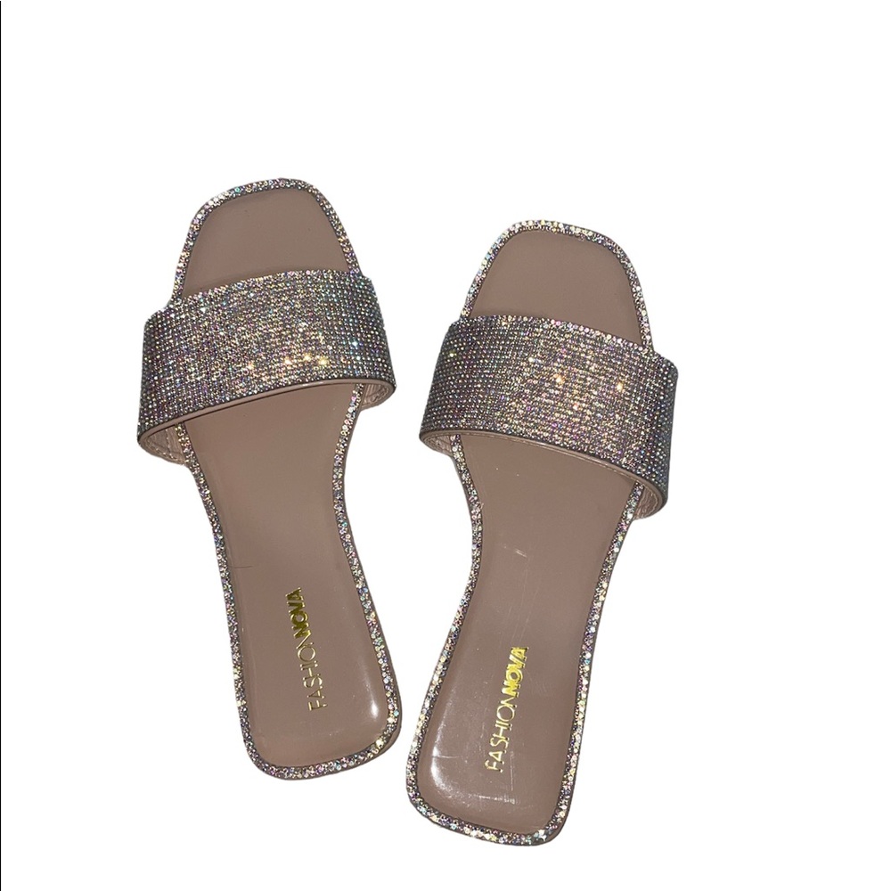 Fashion nova Diamond sandals - sz8
